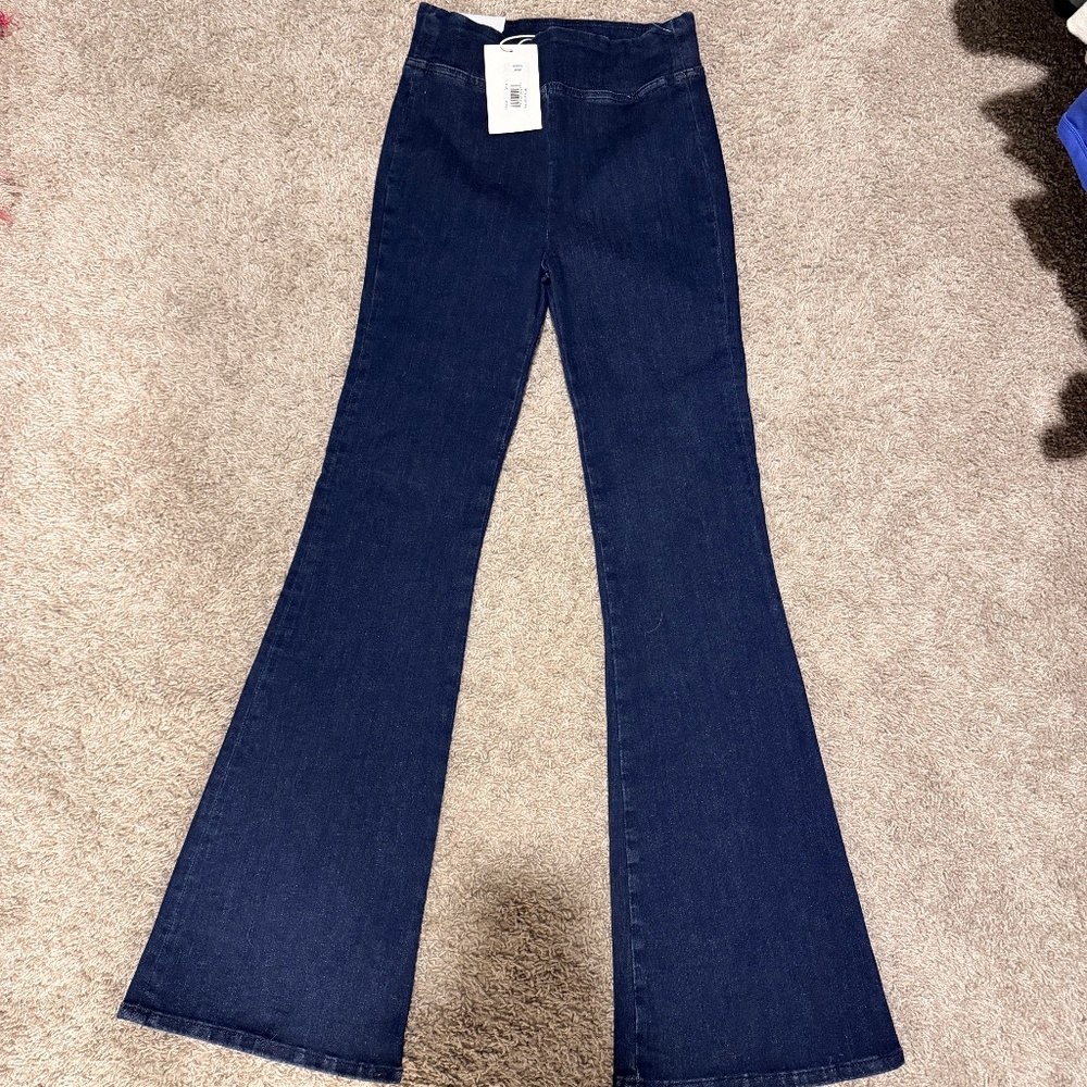 FRAME Denim Jet Set high rise flare jeans